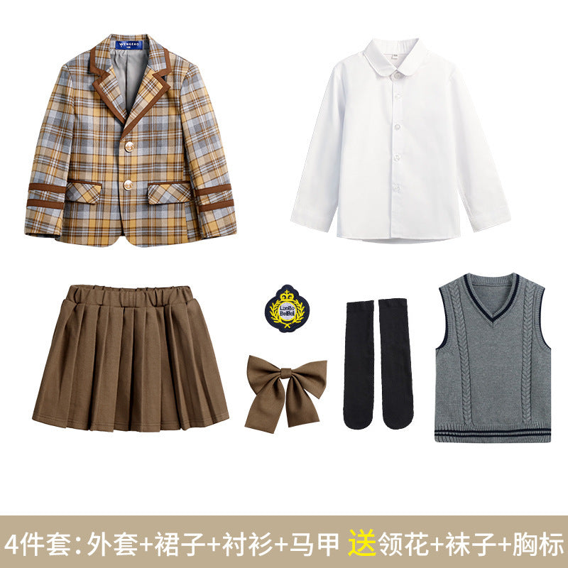 طقم بناتي رسمي تنورة