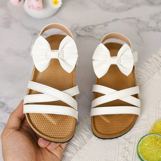 صندل بناتي ابيض دبل سير