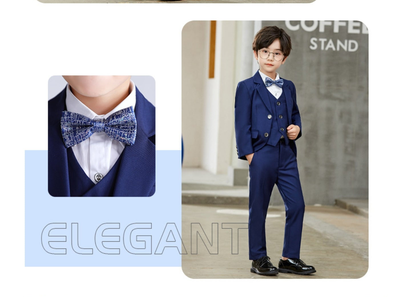 طقم ولادي مناسبات بلونين