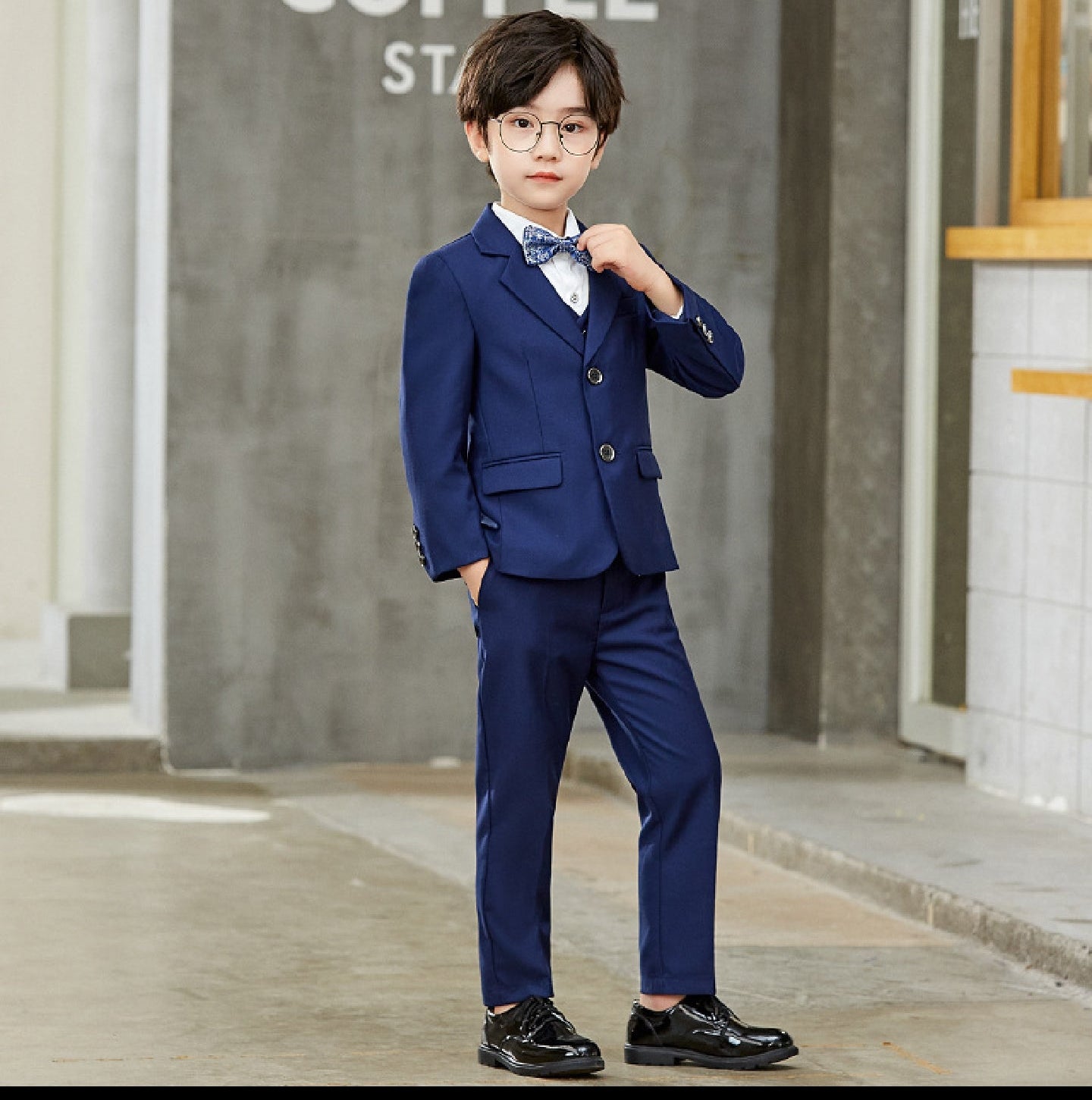 طقم ولادي مناسبات بلونين